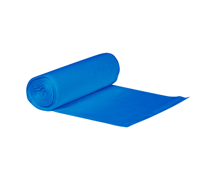 Eco Blend® Max 0.8-Mil. 23 Gal. LLDPE Blue Can Liner (28 in. x 45 in., 25/Roll, 250/Case)